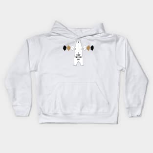 The Right Two Polar Bear Arms Kids Hoodie